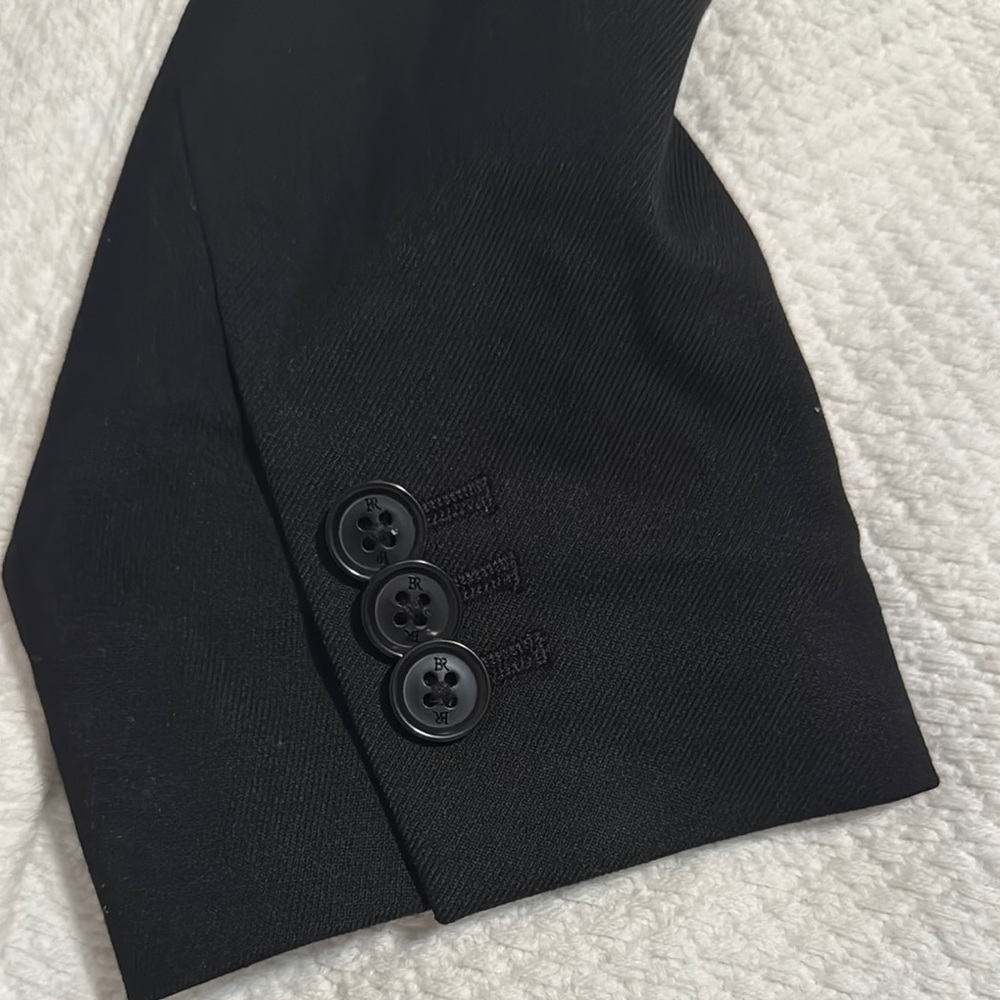 Banana Republic- CLASSIC SUIT BLAZER/Wms size: 4/ Black/ Semi-fitted/ NEW w/ tag - Picture 5 of 15